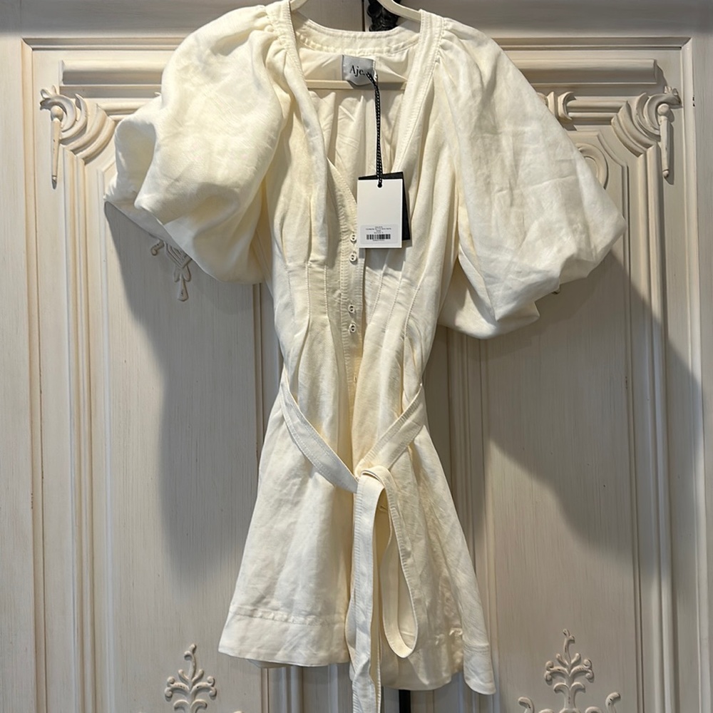 Aje evermore belted mini dress size US2/AU6 new with tags.